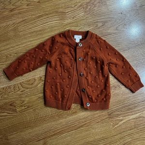 Target Cat & Jack bobble cardigan size 12 month